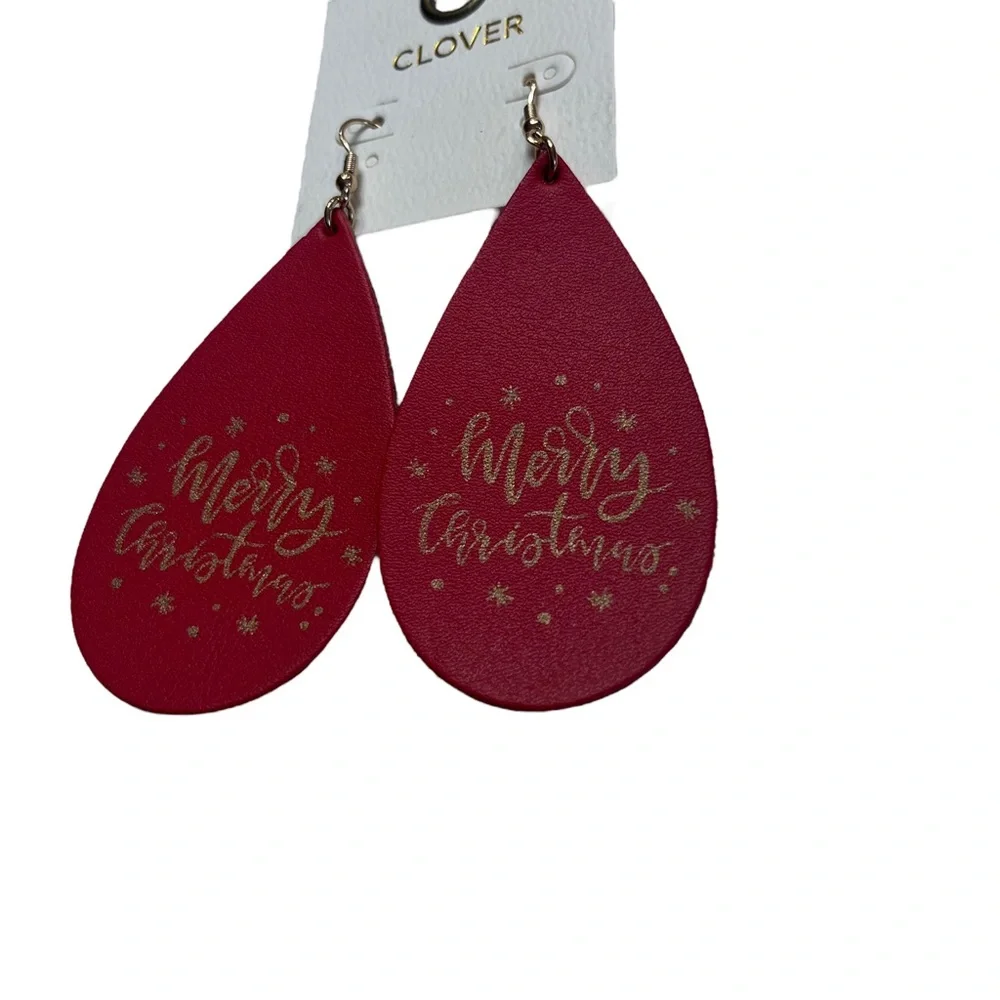 Clover red leather